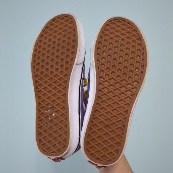 Vans Off the Wall Simpsons Sk8 Hi Shoes Lisa for President Purple Skatin… - Picture 3 of 5
